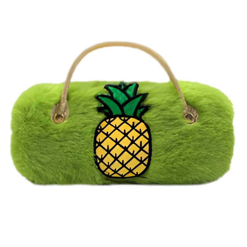 Kids Sunglasses Case Pineapple Green Yellow