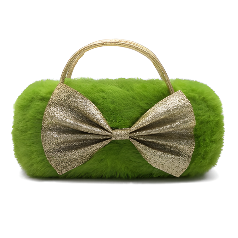 Kids Sunglasses Case Ribbon Green